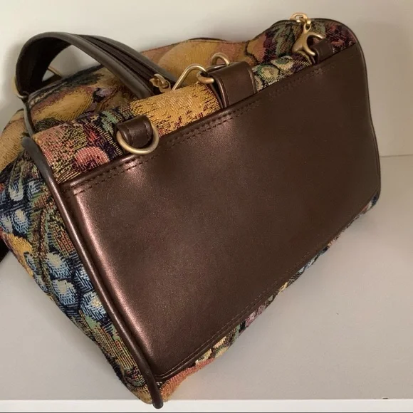 Vintage brocade purse backpack 2 in 1 - Picture 8 of 16